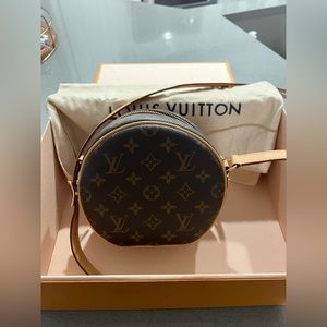 Louis Vuitton Boite Chapeau Souple PM. New with box and receipt. Rare find!